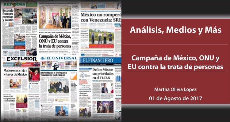 Campaña de México, ONU y EU contra la trata de personas