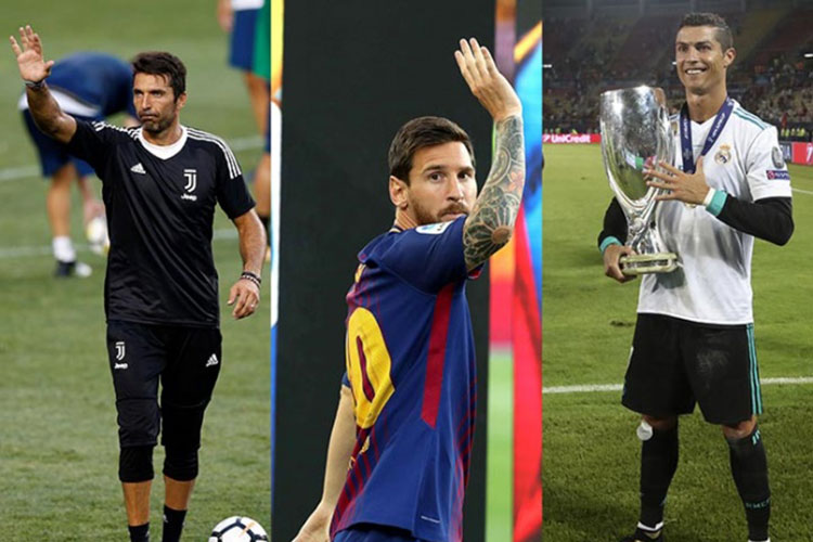 Buffon, Messi y Cristiano, candidatos a Mejor Jugador