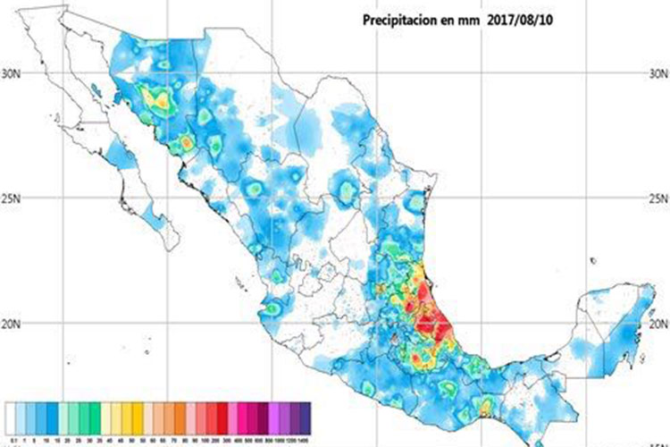 Se prevén lluvias en Tamaulipas y vientos de 60 km por hora