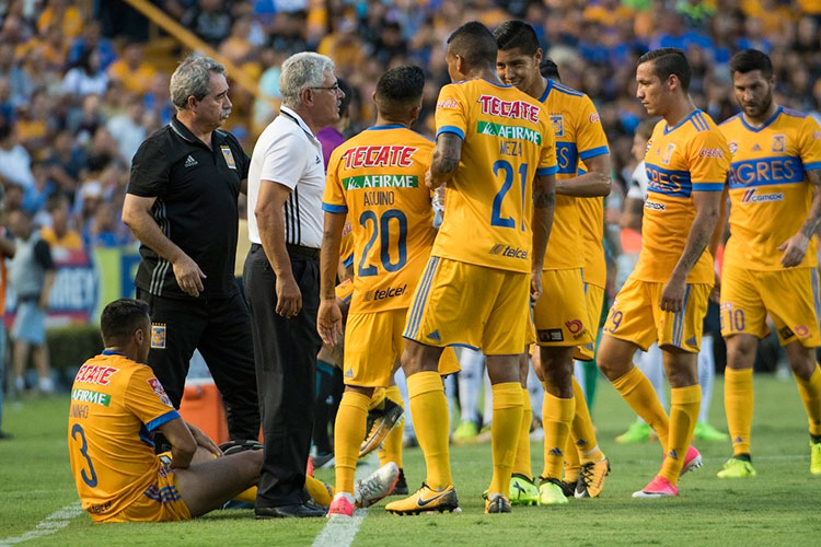 Juninho será baja de Tigres por cuatro semanas