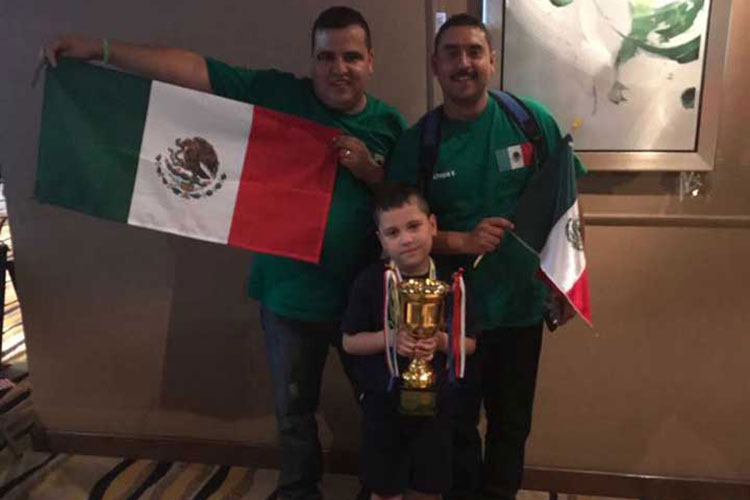 Sergio Chapa, a sus siete años es un orgullo nacional