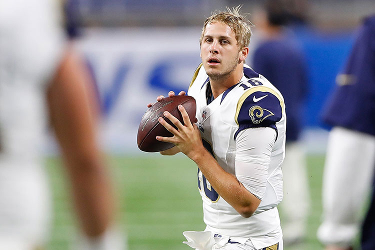 Jared Goff y los Rams de Los Ángeles van por su primera victoria divisional