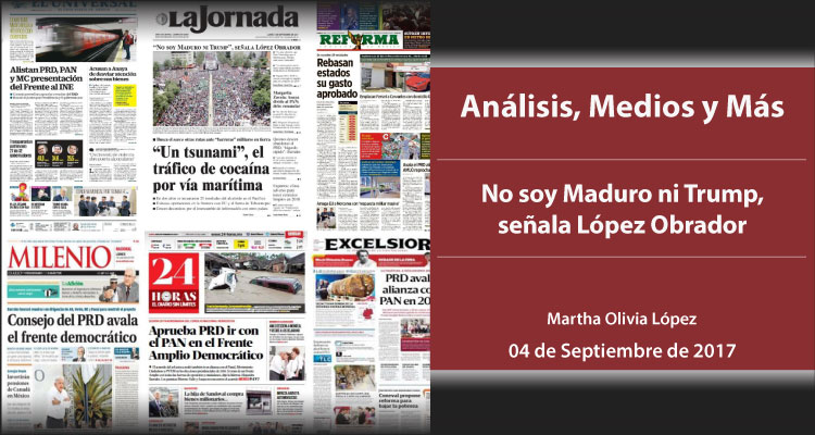 No soy Maduro ni Trump, señala López Obrador