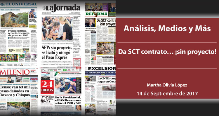 Da SCT contrato… ¡sin proyecto!