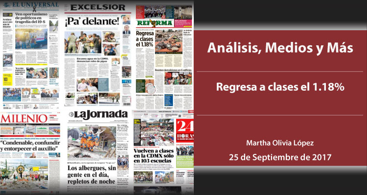 Regresa a clases el 1.18%