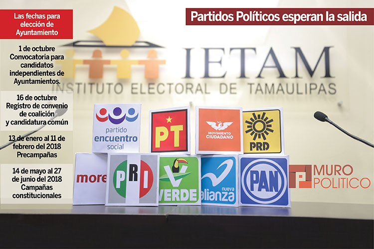 Precampañas arrancan el 13 enero en Tamaulipas