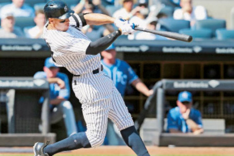 Aaron Judge ingresa a los libros de récords