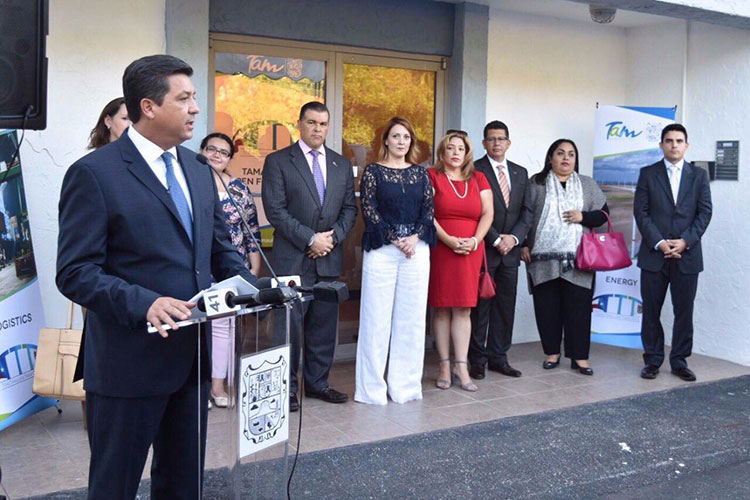 Inaugura Gobernador oficina comercial de Tamaulipas en Texas