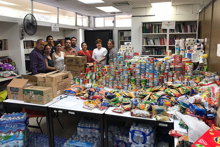 Universitarios de Reynosa mandan ayuda a Chiapas y Oaxaca