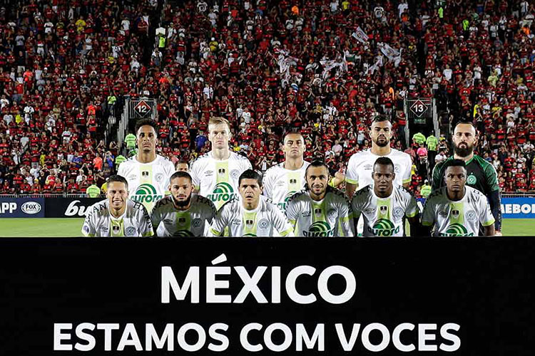 Chapecoense envía mensaje a México por terremoto