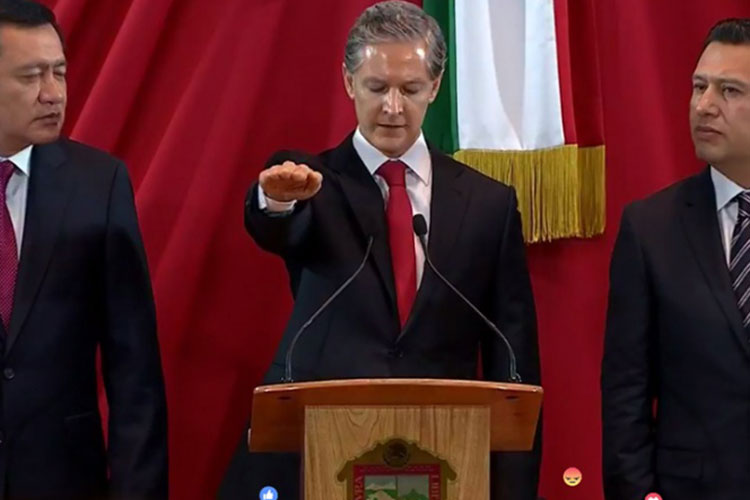 Del Mazo rinde protesta como gobernador del Estado de México