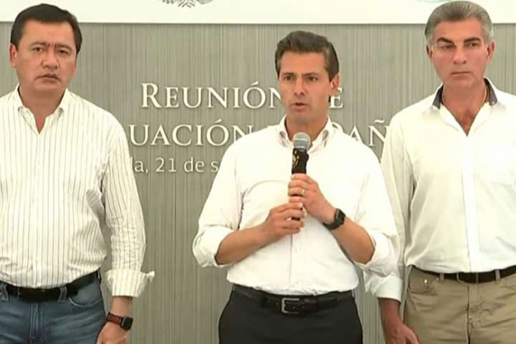 Garantiza EPN acceso a servicios básicos de población afectada