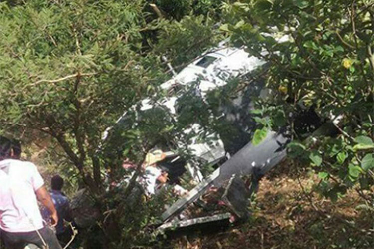 Se desploma en Oaxaca helicóptero que transportaba víveres