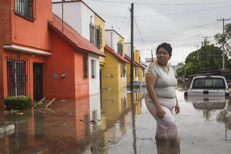 Inundadadas, 44 colonias en Querétaro