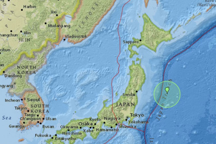 Sacude sismo de 6.1 la costa occidental de Japón