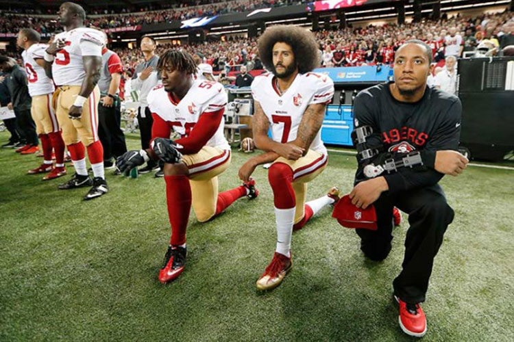 Trump insta a despedir jugadores que se hincan durante himno