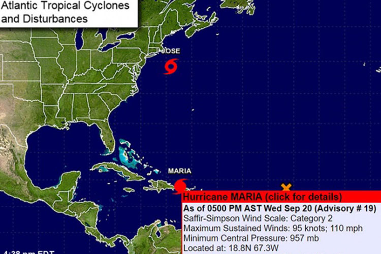 ‘María’ avanza hacia República Dominicana