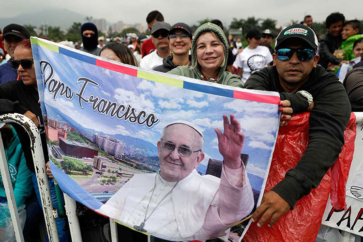 El Papa pide a colombianos profesar reconciliación y paz