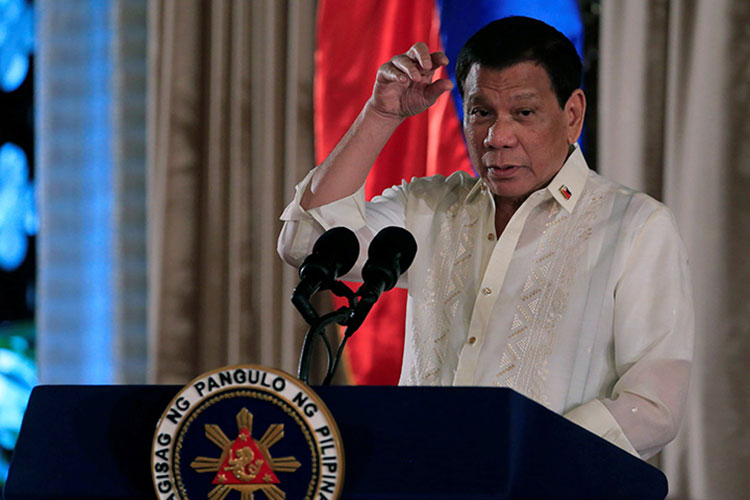 Presidente filipino ordena matar a su hijo