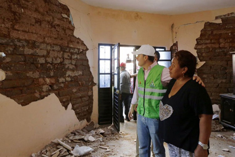En Chiapas, 350 mil 20 familias afectadas tras sismo de 8.2 grados