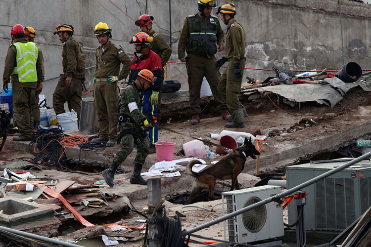 Continúan labores de rescate tras sismo de este sábado
