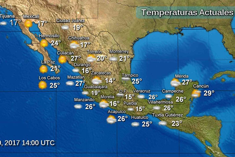SMN pronostica bajas temperaturas en norte, noreste y centro del país