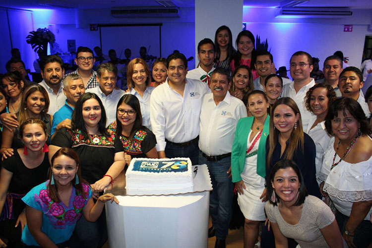 Celebran con tarde mexicana 78 aniversario de Acción Nacional