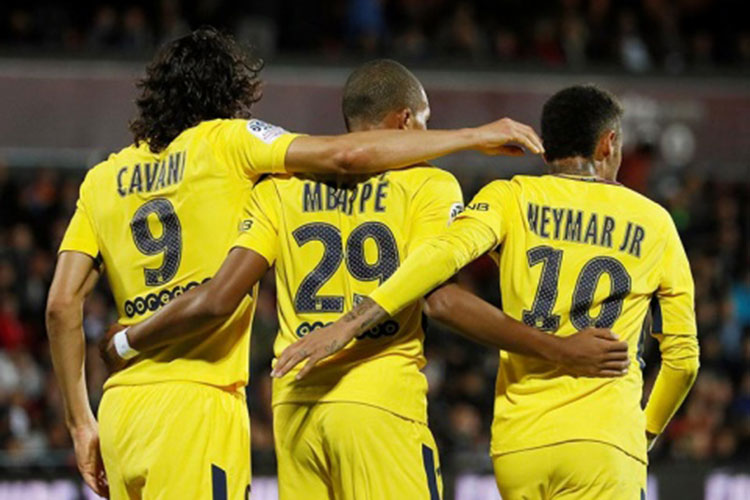 Trinomio perfecto; Cavani, Mbappé y Neymar dan triunfo al PSG