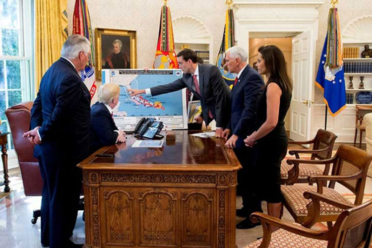 Ante llegada de ‘Irma’, pide Trump a población estar alerta
