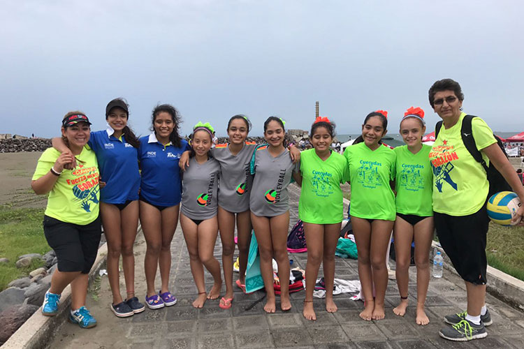 Compiten victorenses en Nacional de Voleibol de Playa