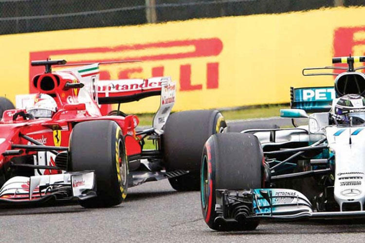 Hamilton al mando en Suzuka