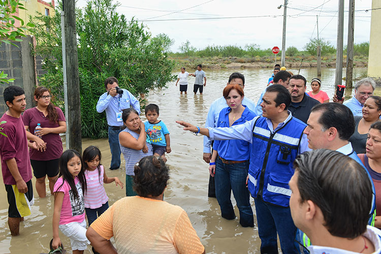 Declara  la Segob Emergencia para Nuevo Laredo por las inundaciones