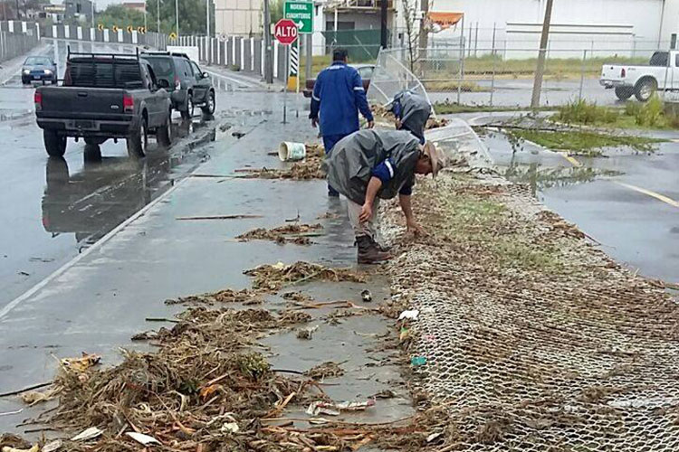 Trabajan cuadrillas en la limpieza de las colonias que se inundaron