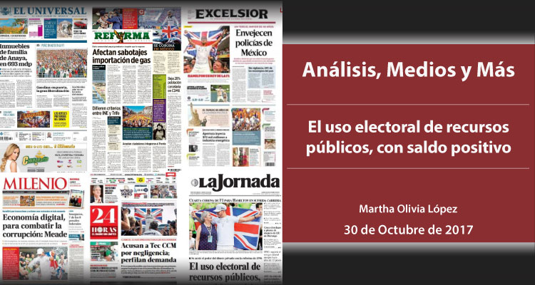 El uso electoral de recursos públicos, con saldo positivo