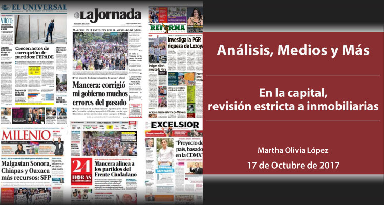 En la capital, revisión estricta a inmobiliarias