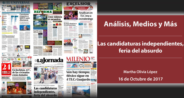 Las candidaturas independientes, feria del absurdo