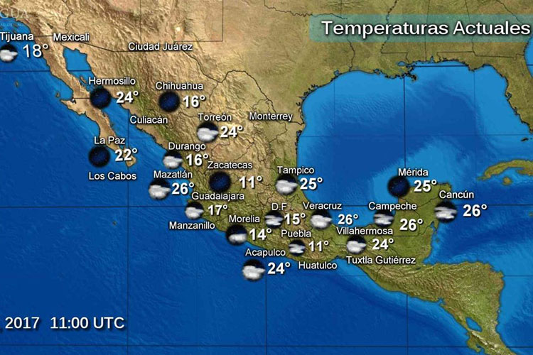 Prevalecen las lluvias en gran parte del país