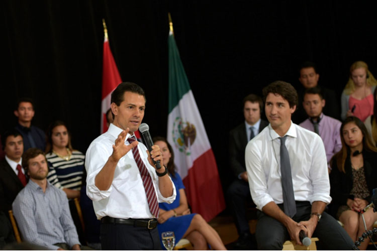Visita de Trudeau a EUA y México abre expectativas sobre avance en TLCAN