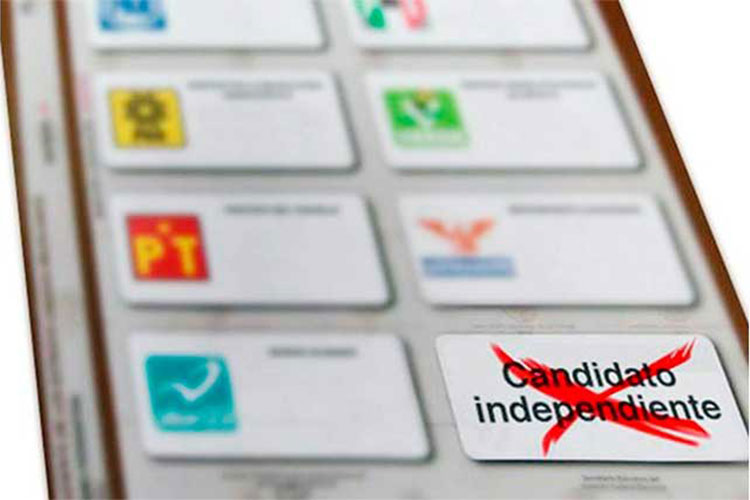Las candidaturas independientes, feria del absurdo