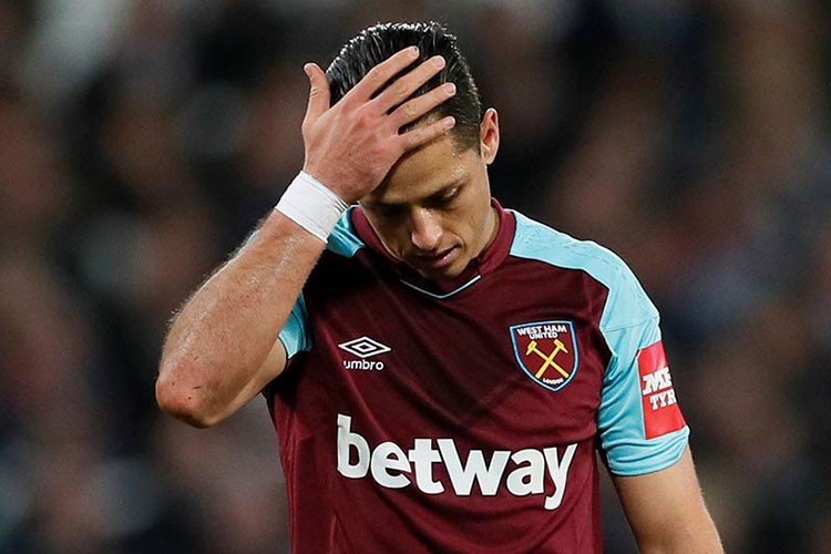 ‘Chicharito’ y el West Ham, por la calle de la amargura