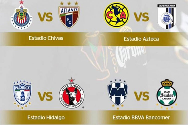 Quedan listos los cuartos de final de la Copa MX