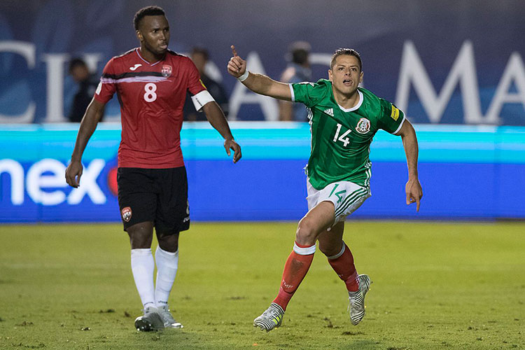 México triunfa sobre Trinidad y Tobago