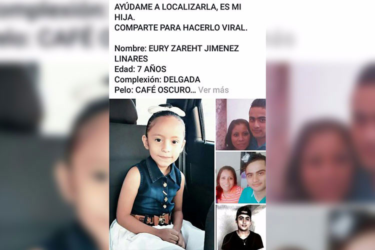 Rapta a su hija madre divorciada; PGJ la busca