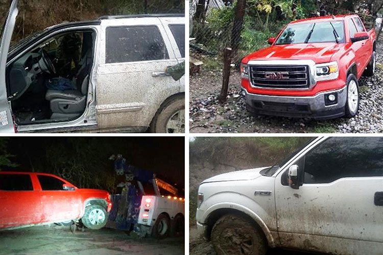 Liberan a secuestrado y encuentran 6 unidades blindadas