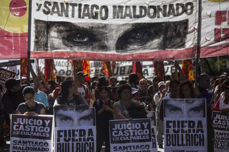 Confirman en Argentina que cadáver hallado en río es de Santiago Maldonado