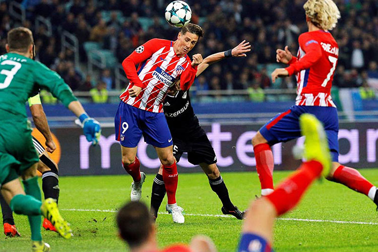 Atlético empata contra el Qarabag