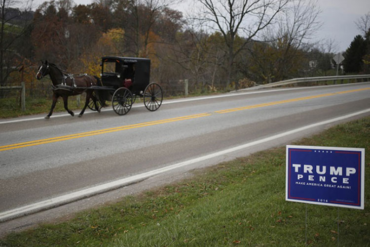Baja la aprobación de Trump en zonas rurales