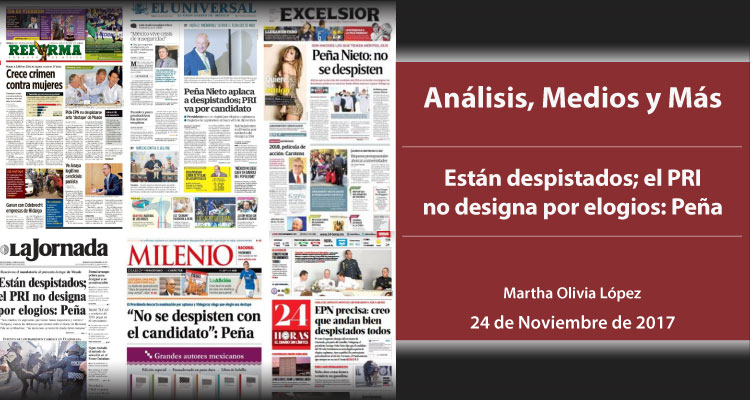 Están despistados; el PRI no designa por elogios: Peña