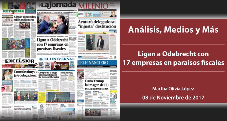 Ligan a Odebrecht con 17 empresas en paraísos fiscales