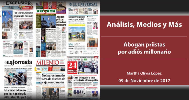 Abogan priistas por adiós millonario